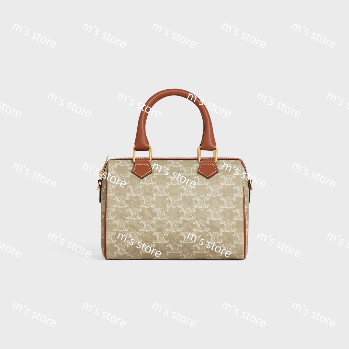 新品 CELINE スモール ボストン セリーヌ トリオンフ グレージュ 新品 CELINE スモール ボストン セリーヌ トリオンフ グレージュ