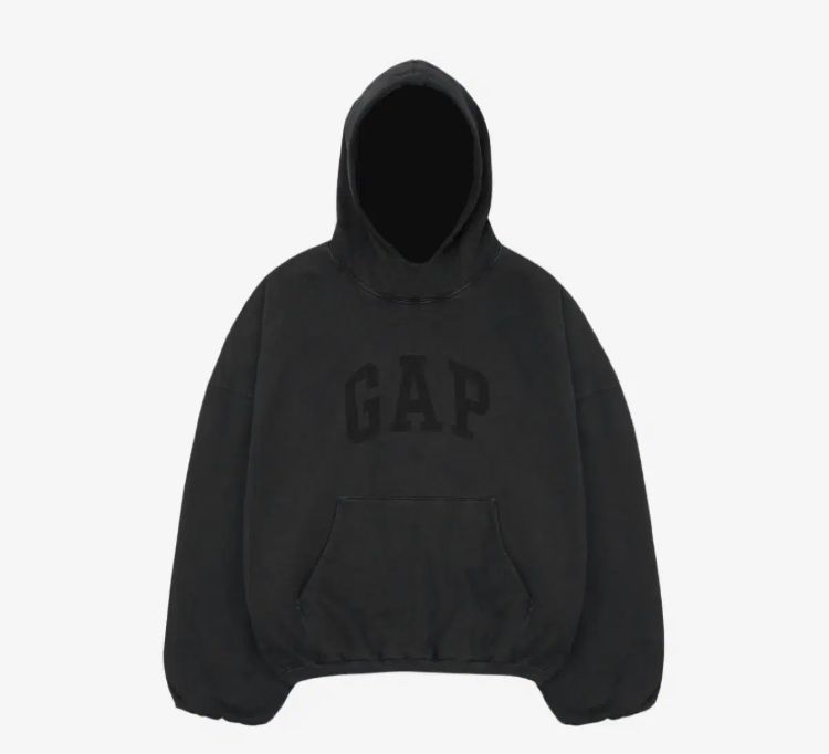 YEEZY GAP(イージーギャップ) ドーブ フード ウォッシュド 黒 L サイズ