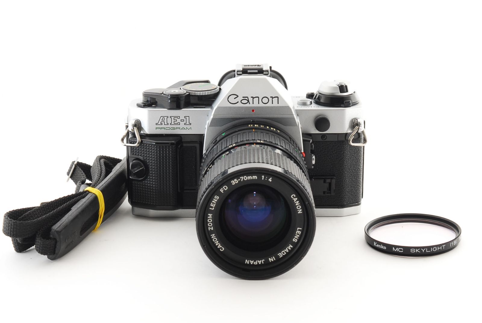 レンズテスト済 Canon AE-1 PROGRAM Siver New FD 35-70mm f4 キャノンズームレンズ  #386-03183301508