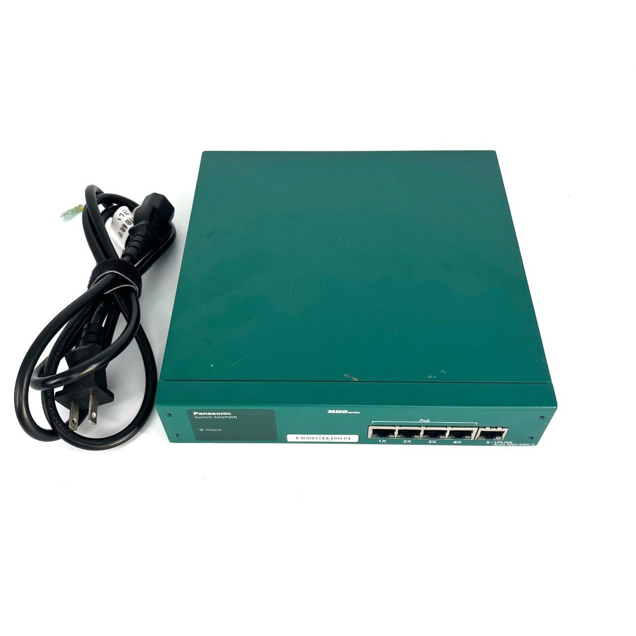 中古Panasonic 【中古動作品】PoEハブ Panasonic Switch-M5ePWR 5