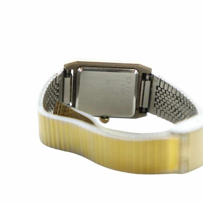 【稼働】 RADO DIASTAR 128.9505.3 スクエア 腕時計 Yahoo!オークション -「9505.」(ラドー) (ら行)の落札相場・落札価格