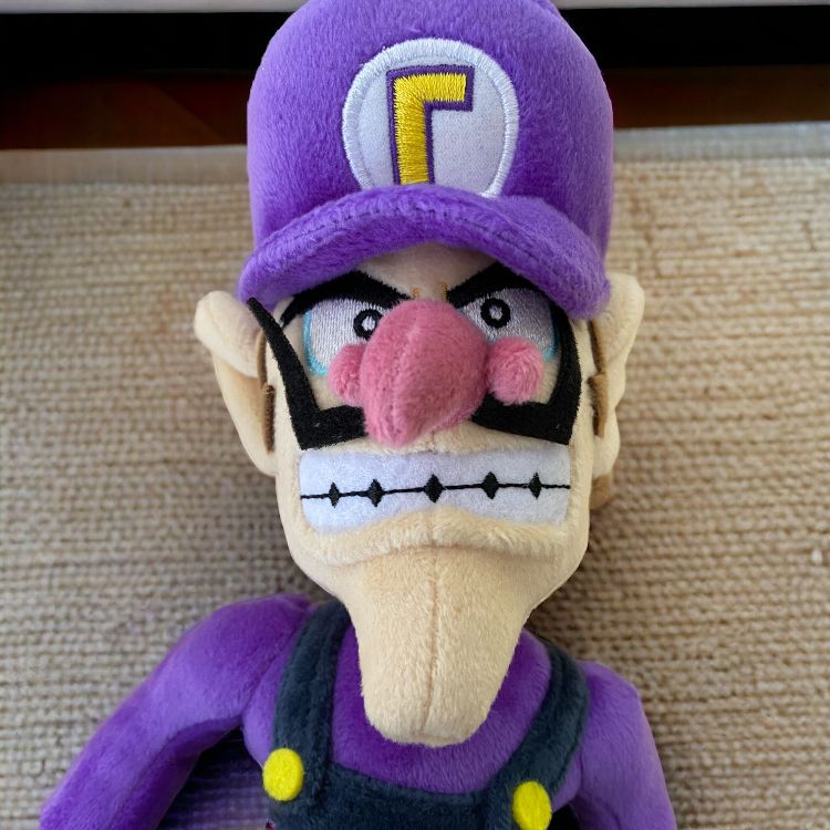 スーパーマリオ ワルイージ ぬいぐるみ Waluigi stuffed toy
