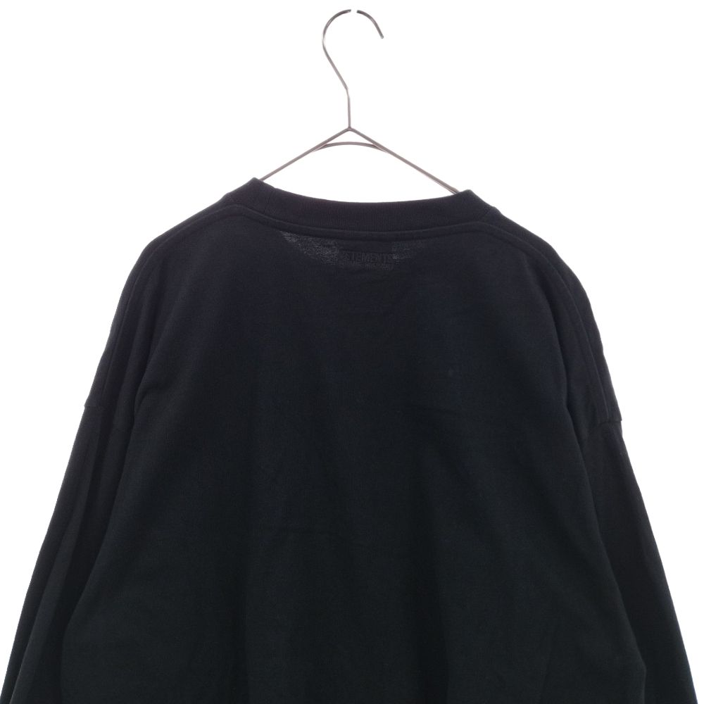 VETEMENTS (ヴェトモン) 19AW Logo Label L/S Tee ロゴラベル ロングスリーブTシャツ 長袖Tシャツ  UAH20TR61 ブラック - メルカリ