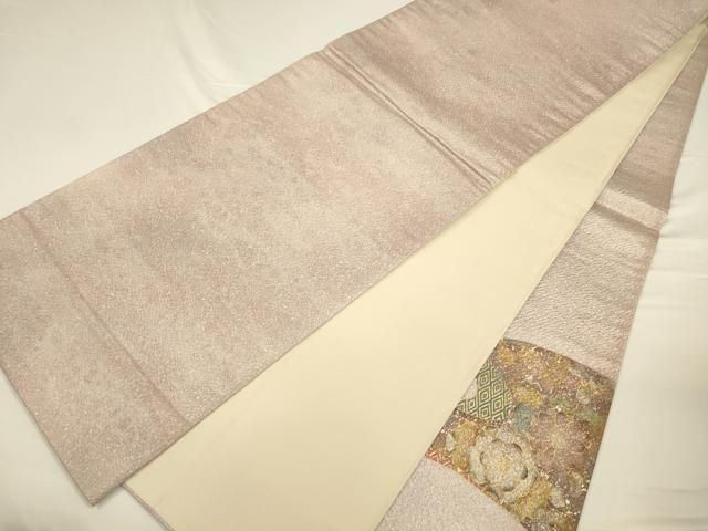 袋帯 金彩 美しい蝶 花 豪華加工 正絹 AO-4285 袋帯 金彩 美しい蝶 花 豪華加工 正絹 AO-4285