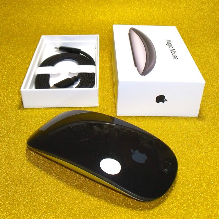 Magic Mouse USB-C A3204-black最新マジックマウス黒
