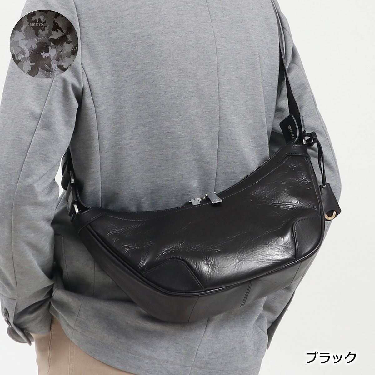 正規取扱店 アニアリ ショルダーバッグ aniary Antique Leather 