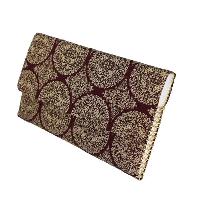 三ツ折 帛紗ばさみ 懐紙入 天平狩猟文錦 龍村裂 龍村美術織物 茶道具