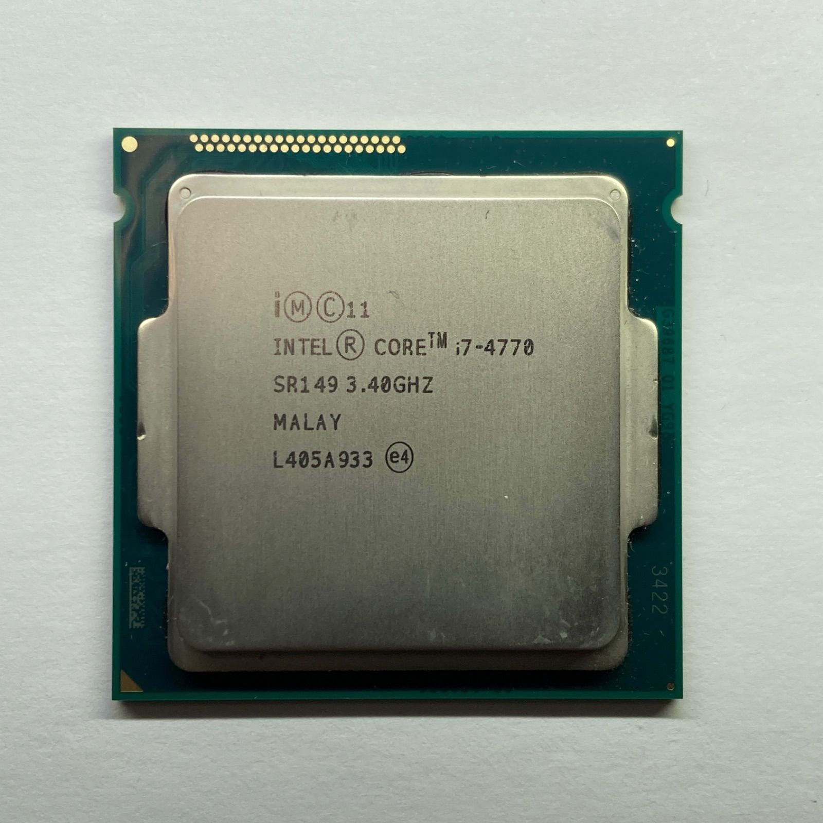 Intel CPU Core i7 4770 動作確認済み CPU Intel Core i7 4770 3.4GHz 4コア8スレッド Haswell PCパーツ