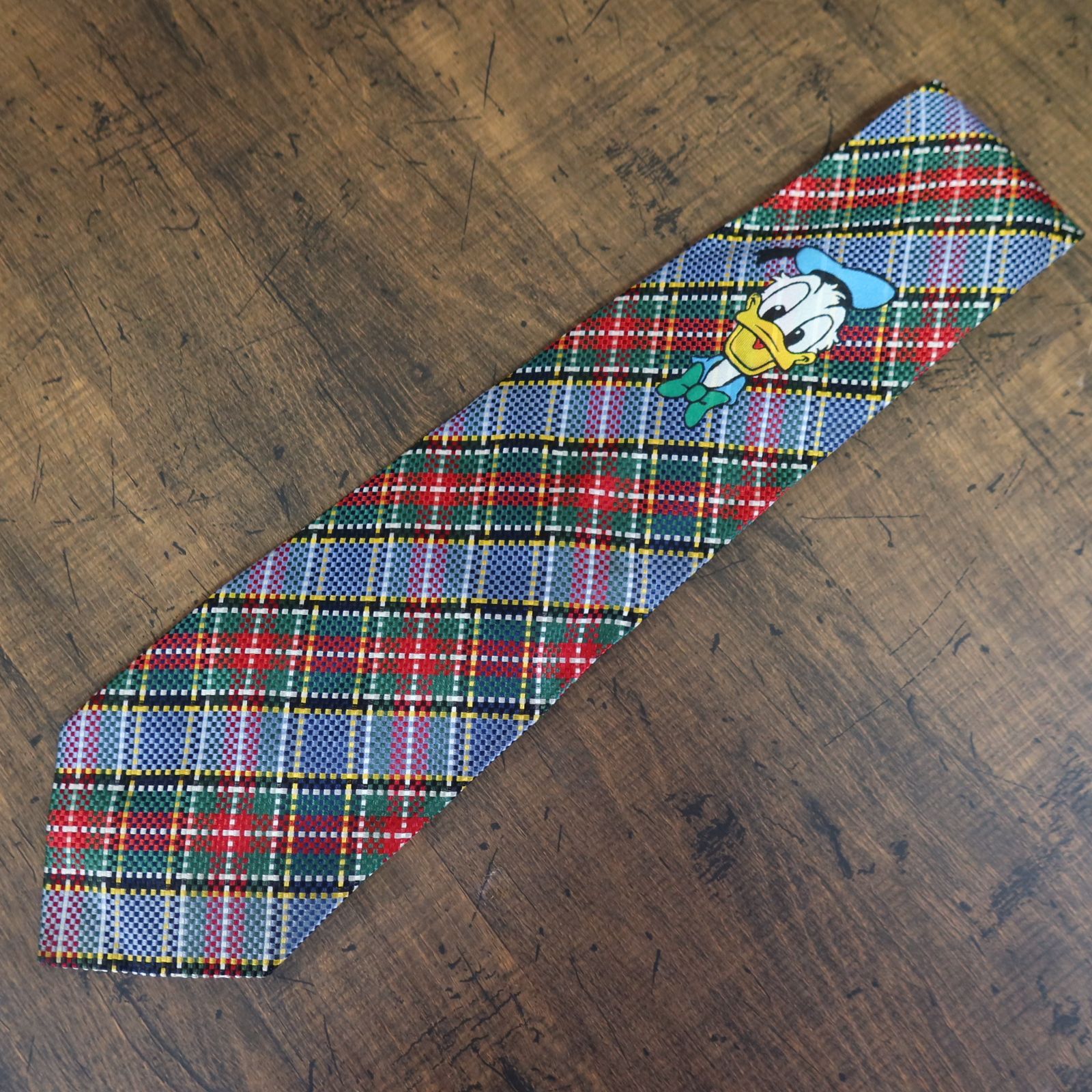 Vintage☆Disney ディズニー ISIDE ドナルド Neck Tie ネクタイ