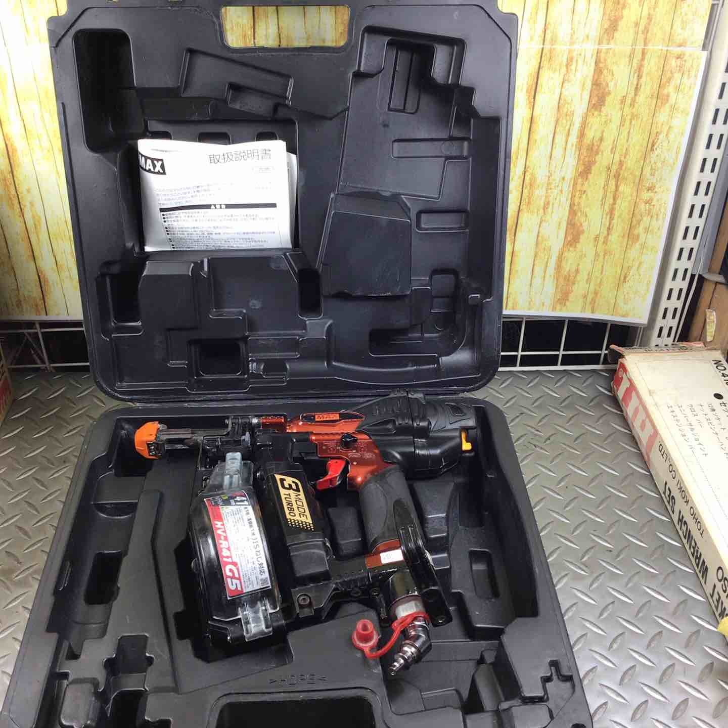 マックス MAX 高圧エアネジ打ち機 HV-R41G5-R 川崎店