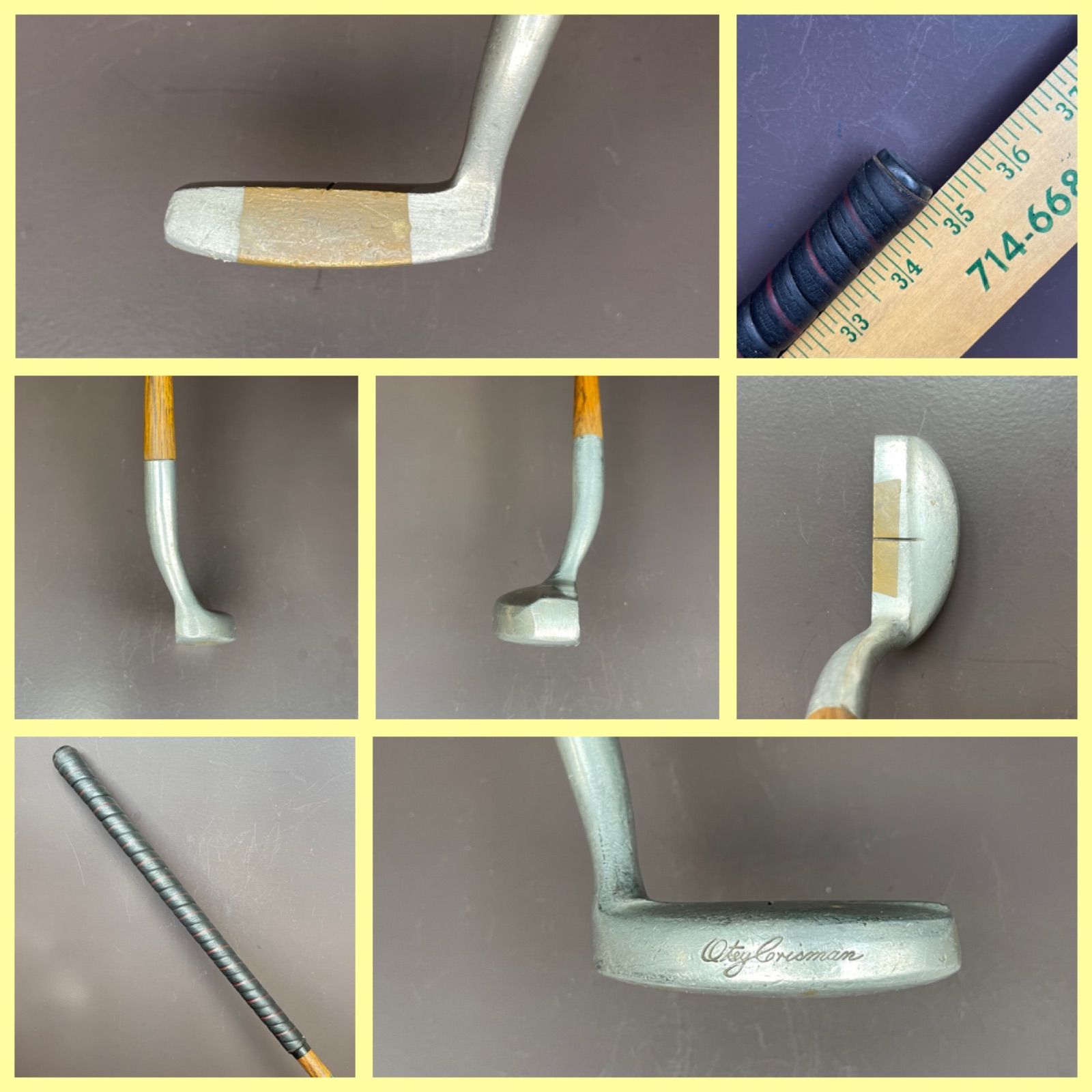 ヒッコリー パター　Otey crisman オーティ・クリスマン Classic Otey Crisman putter handcrafted for the golfer today