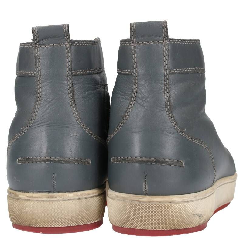 クリスチャンルブタン LOUIS FLAT CALF レザーハイカットスニーカー