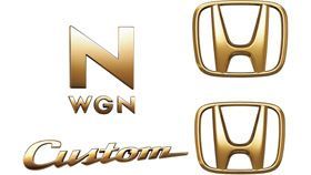 【Honda純正】N-WGN Custom ゴールドエンブレム