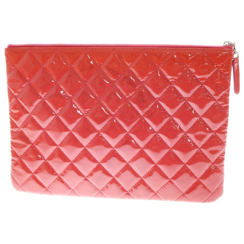 CHANEL (シャネル) クラッチバッグ ココマーク パテント ハート