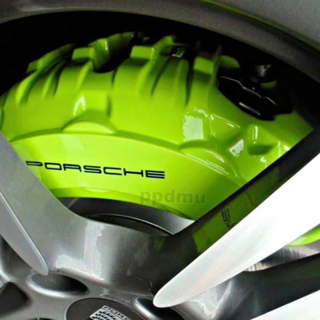 PORSCHE 耐熱デカール ステッカー  ドレスアップ ブレーキキャリパー/カバー カスタム ケイマン 718 911 カイエン マカン パナメーラ