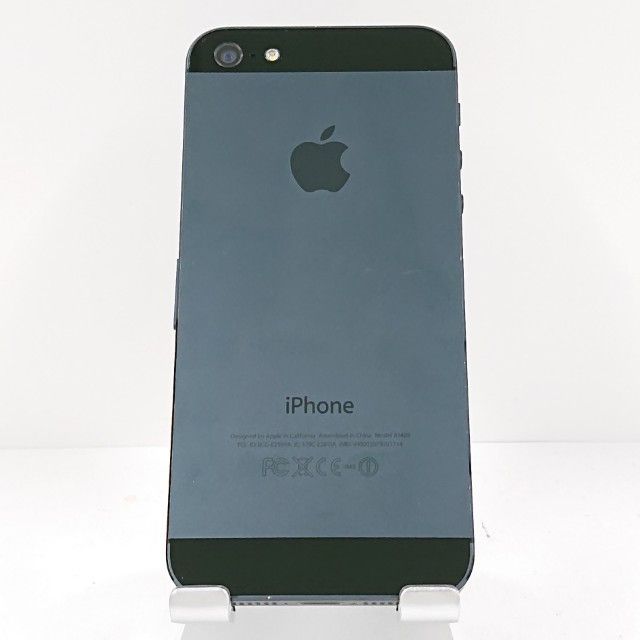 iPhone5 16GB au ブラック&スレート 送料無料 本体 c15217 - メルカリ