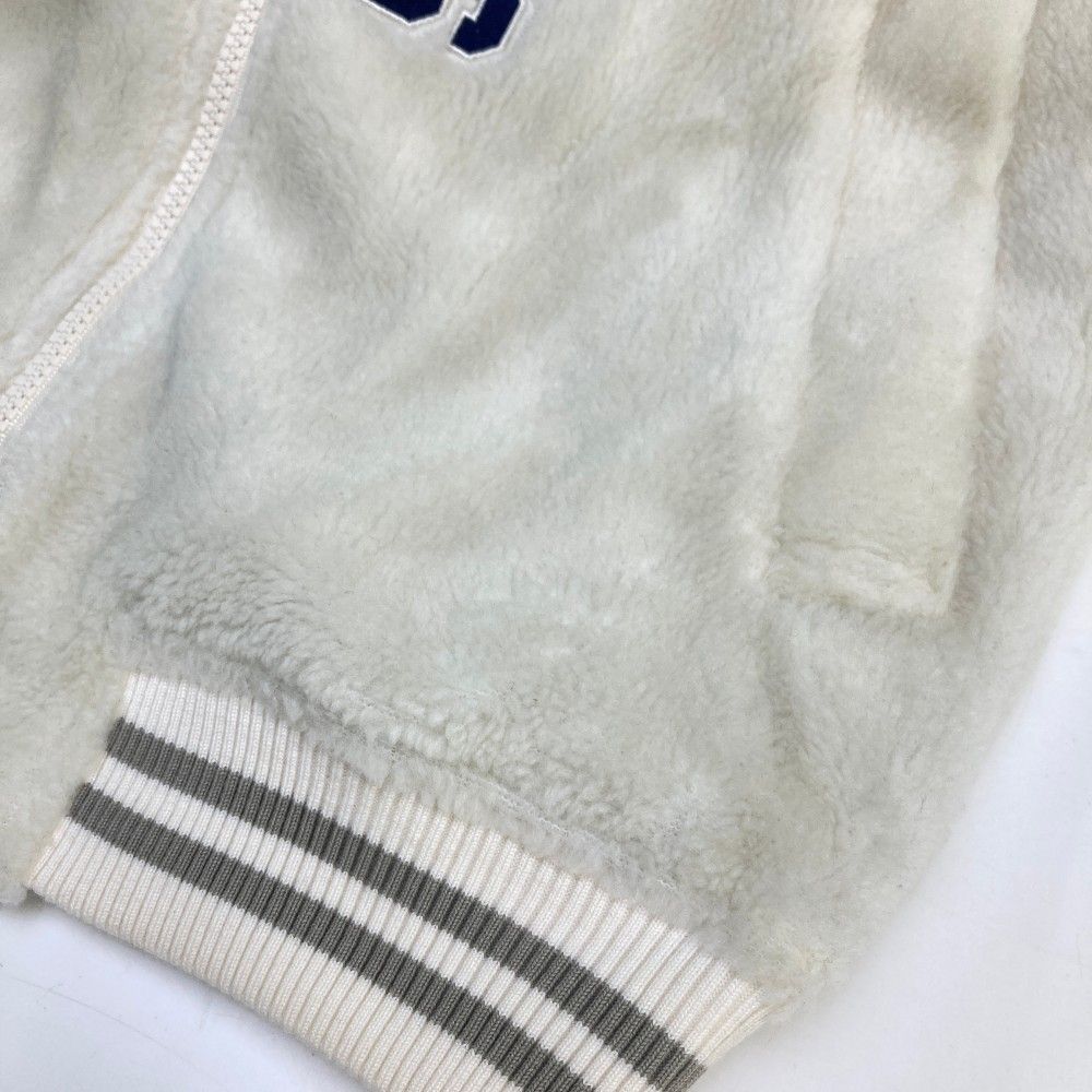 初回特典付き! サイズ 5 PEARLY GATES パーリーゲイツ バックワッペン ボア ジップベスト ベージュ系 240101394200 ゴルフウェア メンズ ストスト