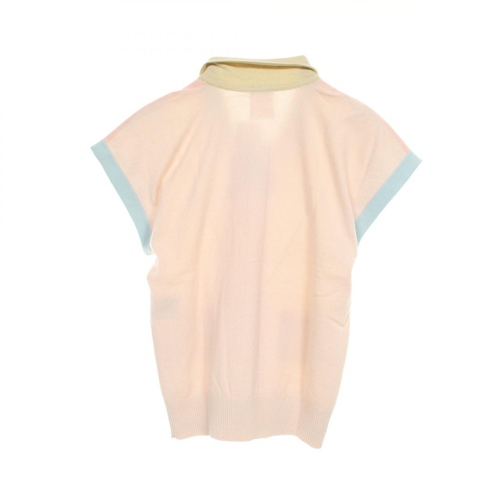 【CHANEL】COCOマーク　カシミア　ペールピンク　ニット シャネル】美品 CoCoマーク カシミア ペールピンク ニット 本物保証
