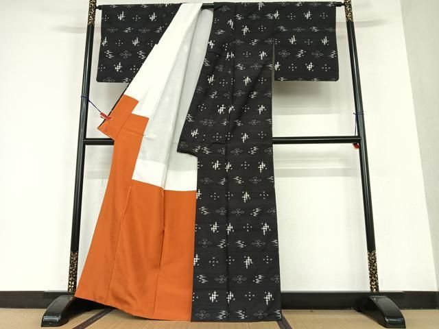 平和屋着物○本場琉球絣 紬 飛鳥文 正絹 逸品 AAAU8417zg - メルカリ