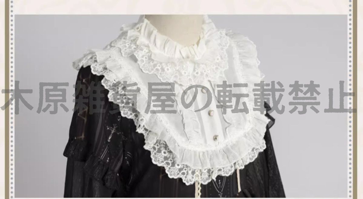 ロリータワンピース ヘッドドレス付き