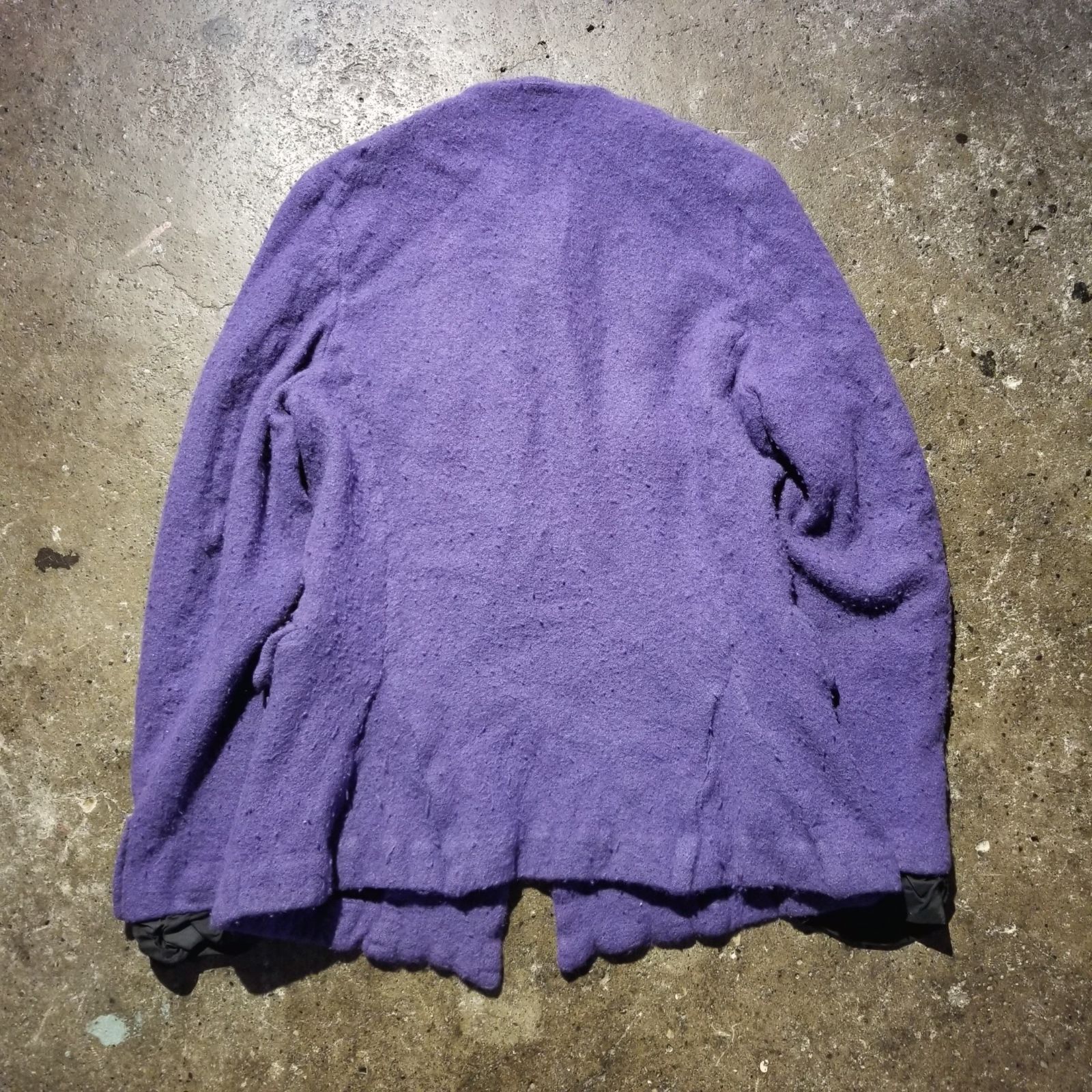 COMME des GARCONS HOMME PLUS 22aw ウール縮絨 ノーカラー