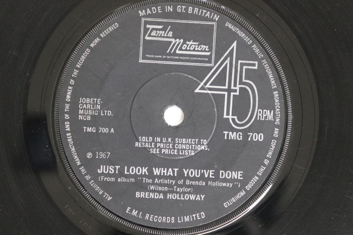 英7” Brenda Holloway Just Look What Youve Done | Youve Made Me So Very H TMG700 TAMLA MOTOWN |00080