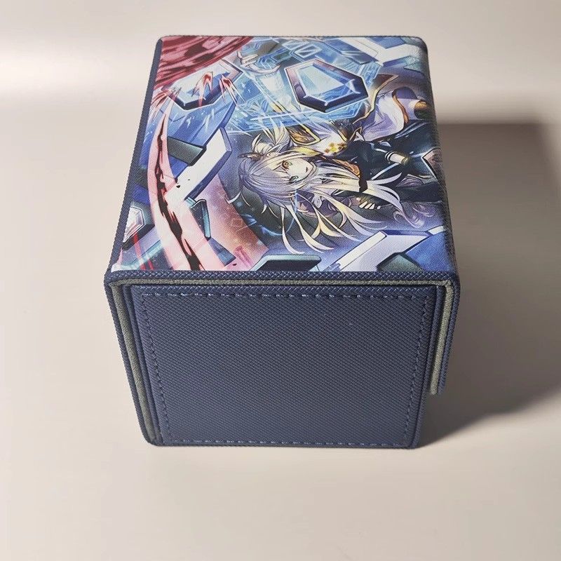 デッキケース 遊戯王 閃刀姫 シズク レザー カードケース 横入れ