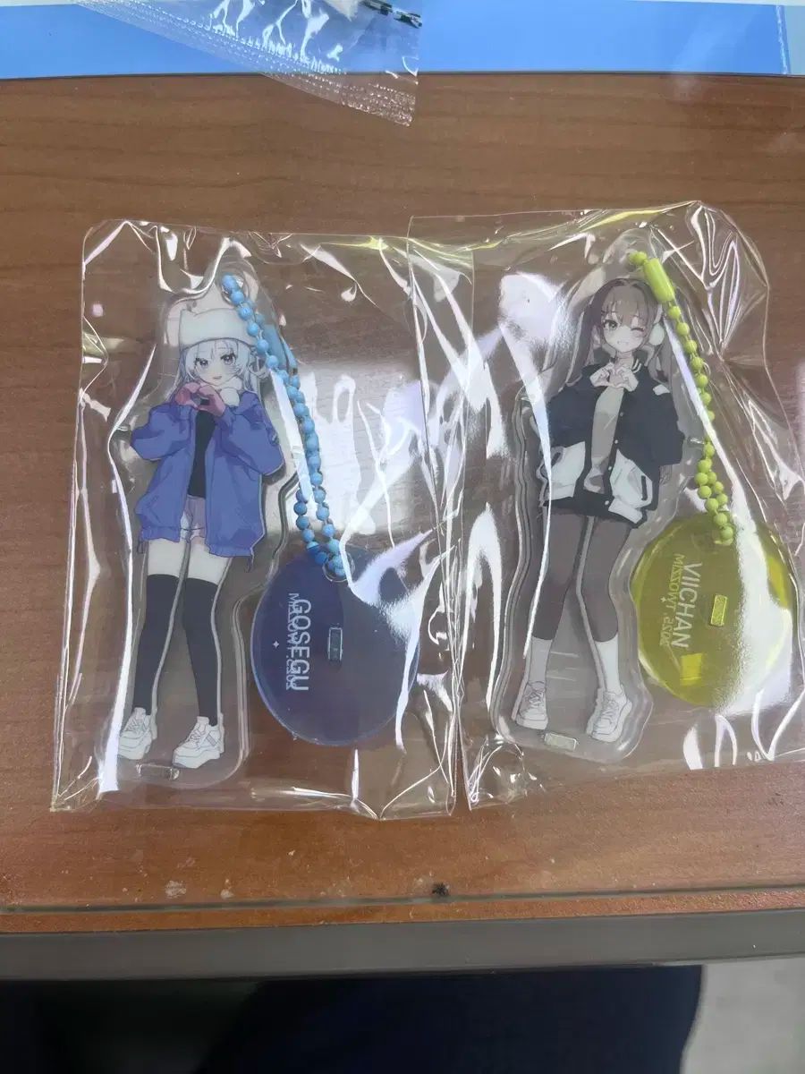 ISEGYE IDOL キーリング 二本蒸し セット C