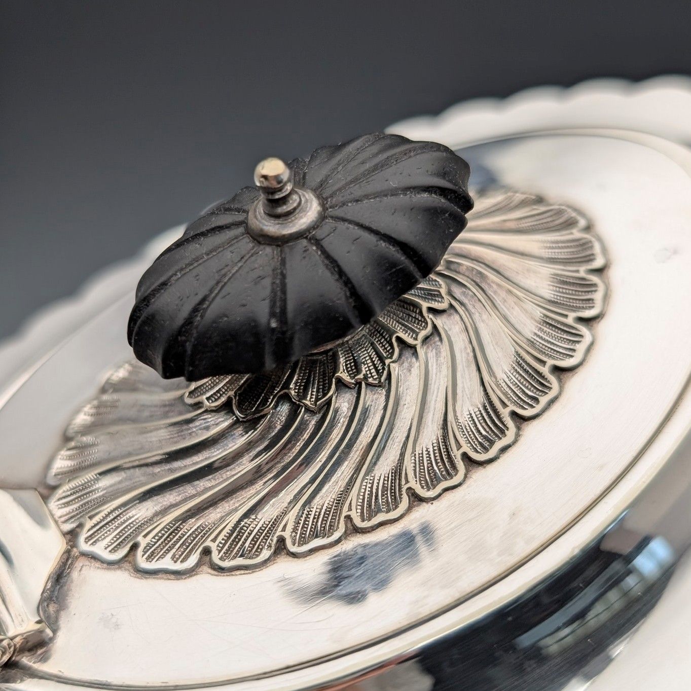 英国アンティーク シルバープレート製 ティーセット 3点セット George  