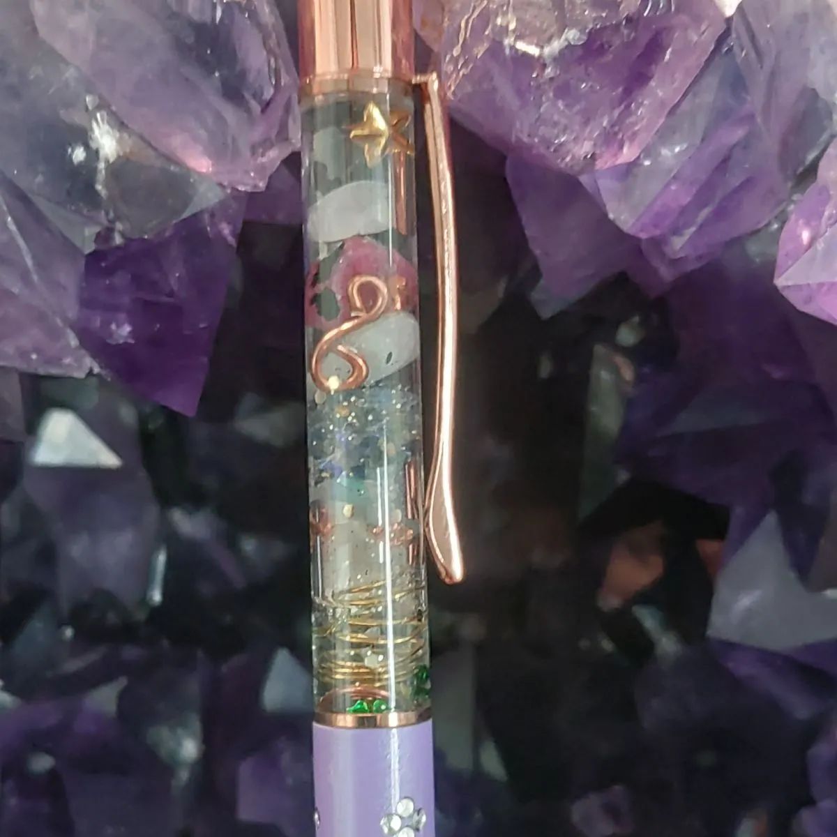 幸運引き寄せ オルゴナイト ボールペン - メルカリ 