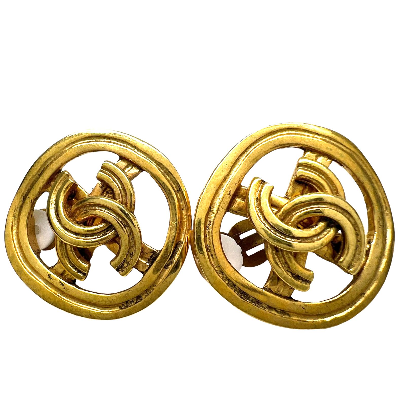 CHANEL シャネル イヤリング ゴールド ココマーク t023 - メルカリ 