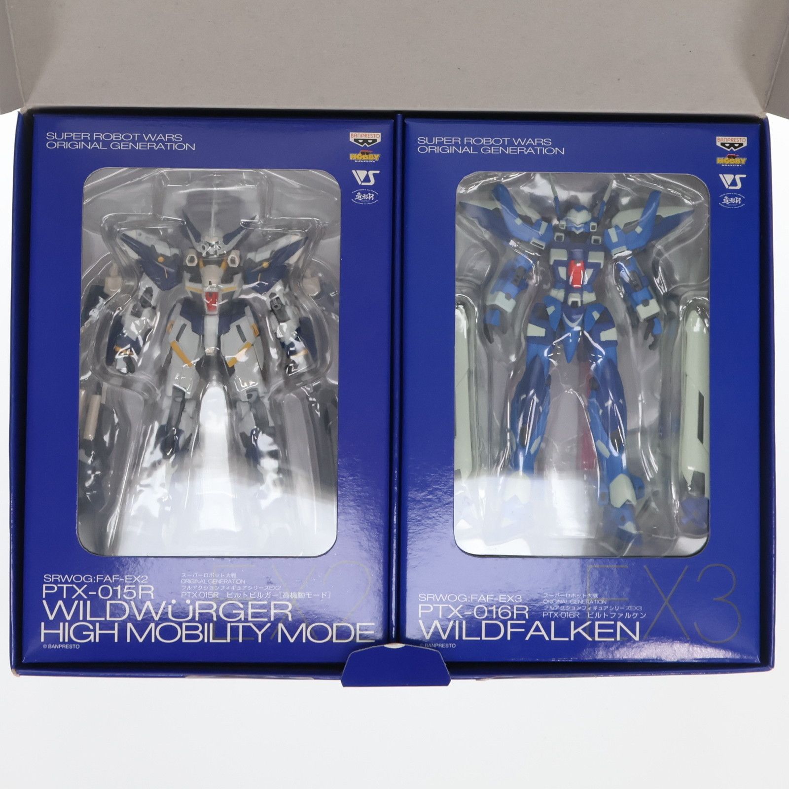 最強造形SPECIAL FAF-EX2:EX3 TWIN BIRD STRIKE PACK(EX2 ビルトビルガー/EX3 ビルトファルケン)  スーパーロボット大戦OG 完成品 可動フィギュア ボークス - メルカリ