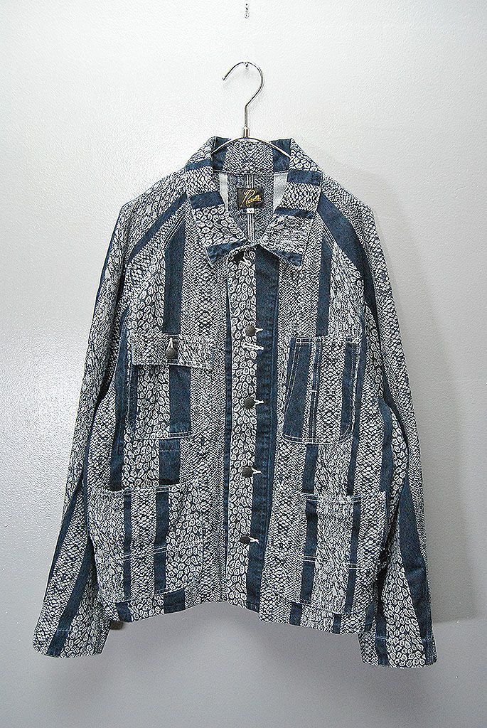 Needles Short Coverall 10oz Denim Python Jacquard ニードルズ
