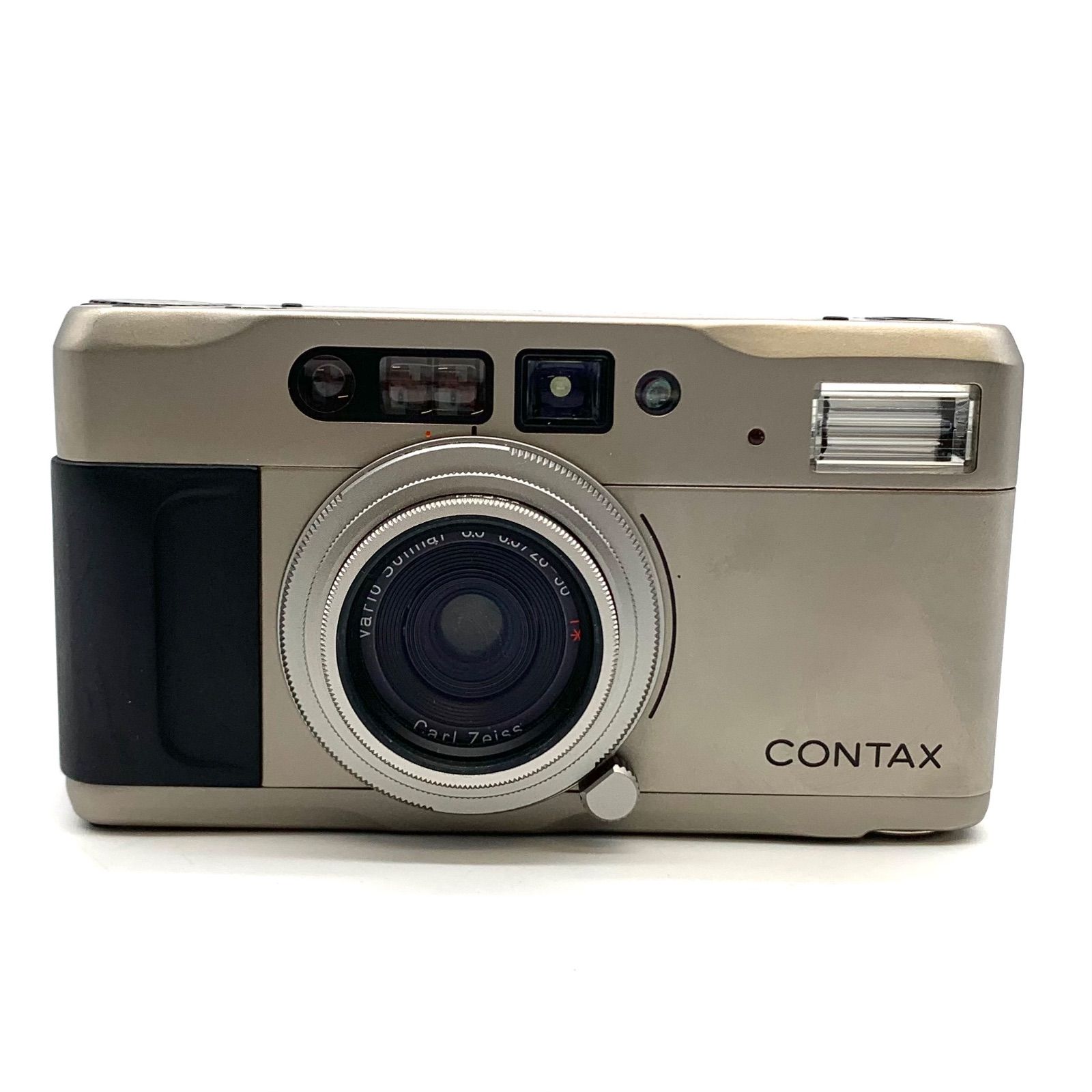 コンタックスTvs ケース、説明書付き 通電確認済み】CONTAX フィルム