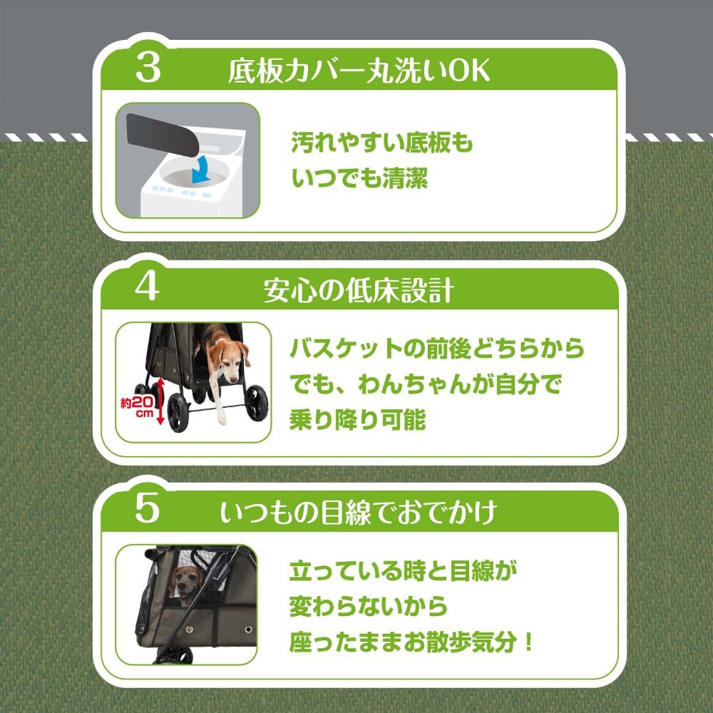 モスグリーン 中型犬用