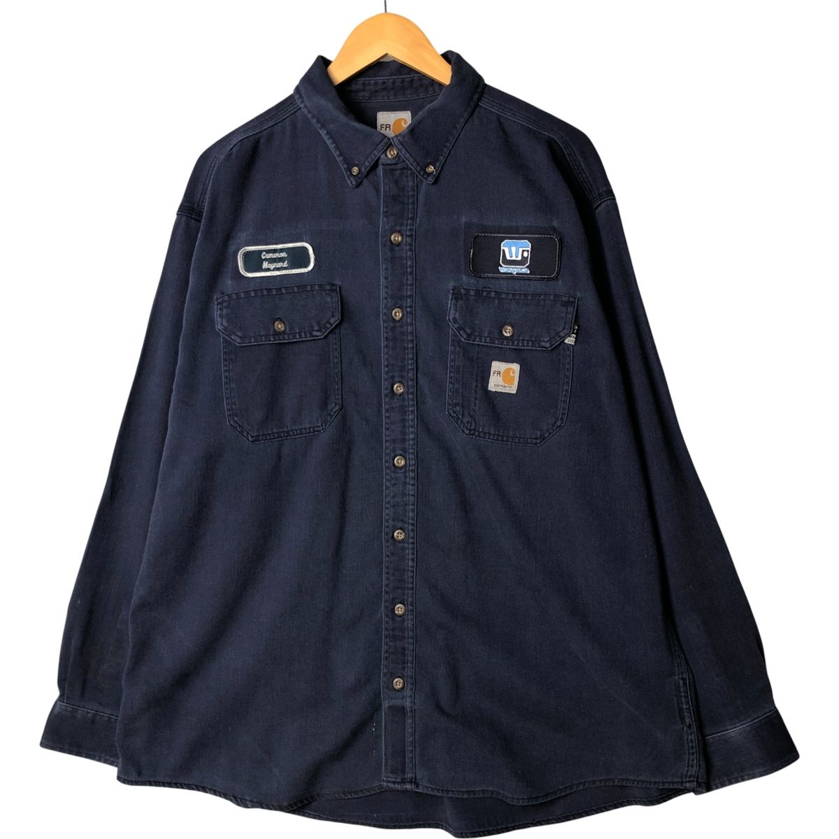 古着 カーハート Carhartt FRシリーズ Waupaca 長袖 ボタン