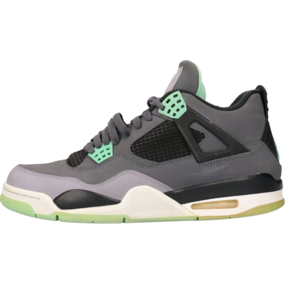 NIKE (ナイキ) 【鑑賞用】AIR JORDAN 4 RETRO GREEN GLOW エア 