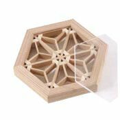 まとめ買い カンダ 組子｢さくら｣ コースター 大 ×3