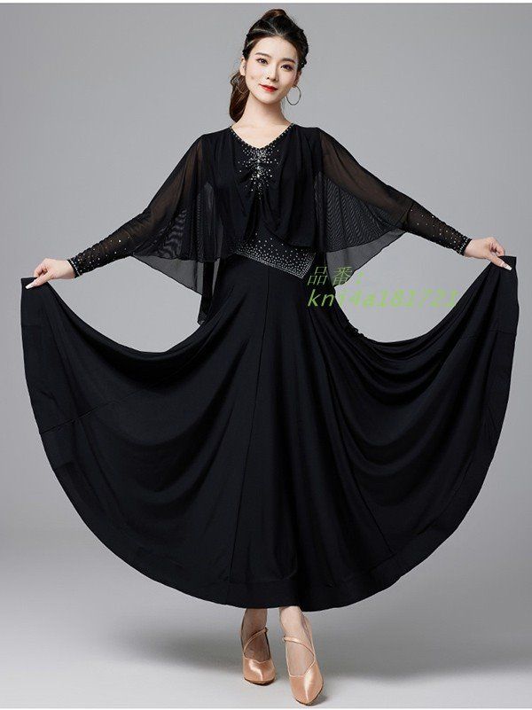 ワルツダンス服 華やか