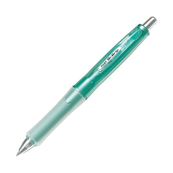 まとめ パイロット油性ボールペン ドクターグリップ Gスペック レギュラーグリップ 細0.5mm 黒 軸色 ミントグリーン BDGN-60EF-MG 1本 ×10セット