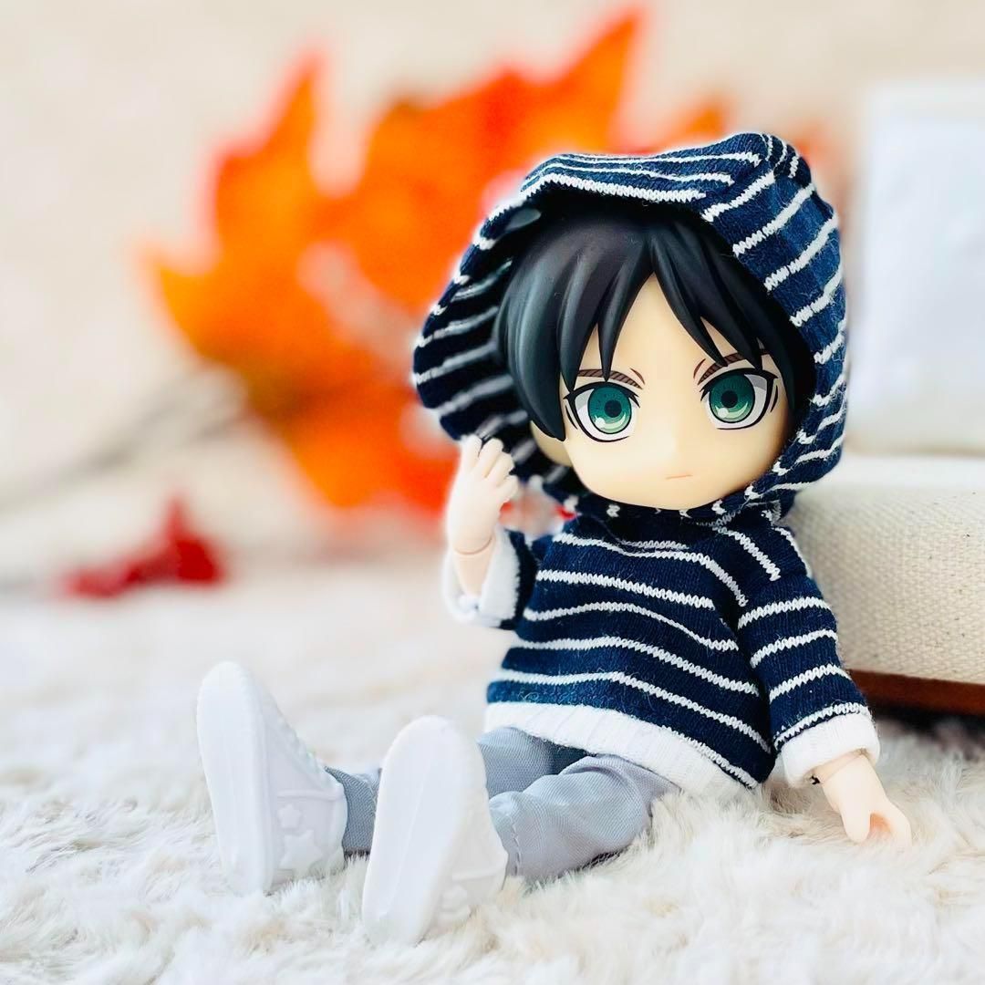 オビツ11 服 靴 白 男の子 パーカー セット 女の子 ねんどろいど