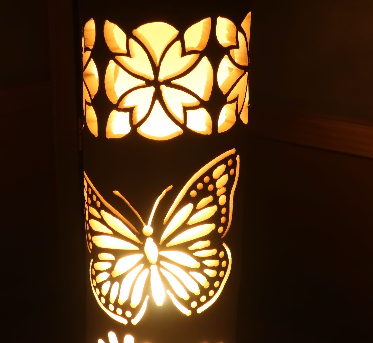 竹灯り・竹あかり・竹灯籠 ～～ 癒しの灯り ☆春舞☆～～ 竹灯り・竹