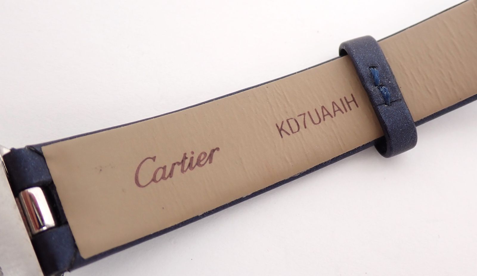 美品 Cartier(カルティエ) バロンブラン W4BL0002 SS/革 QZ クォーツ  