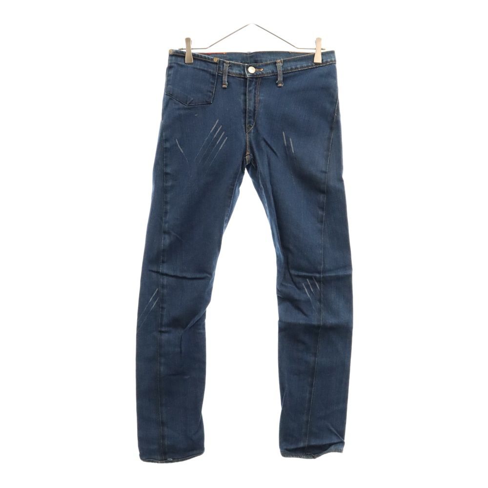 Levi's RED (リーバイス レッド) 00s 爪痕 立体裁断 ジップフライ ストレートデニムパンツ インディゴブルー