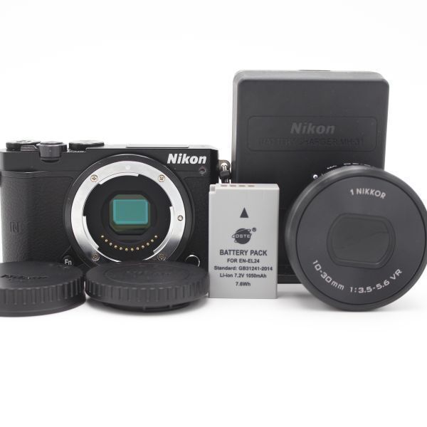 Nikon1 Ｊ5ブラックミラーレフ一眼 Nikon 1 J5 ミラーレス一眼カメラ ブラック [ズームレンズ+ズーム
