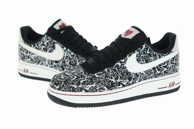 ナイキ NIKE WMNS AIR FORCE 1 '07 SE PRM Valentines day 2020 ウィメンズ エア フォース ワン  バレンタイン デイ BV0319-002 25 マルチカラー ブランド古着ベクトル 中古 ▲■ 240506