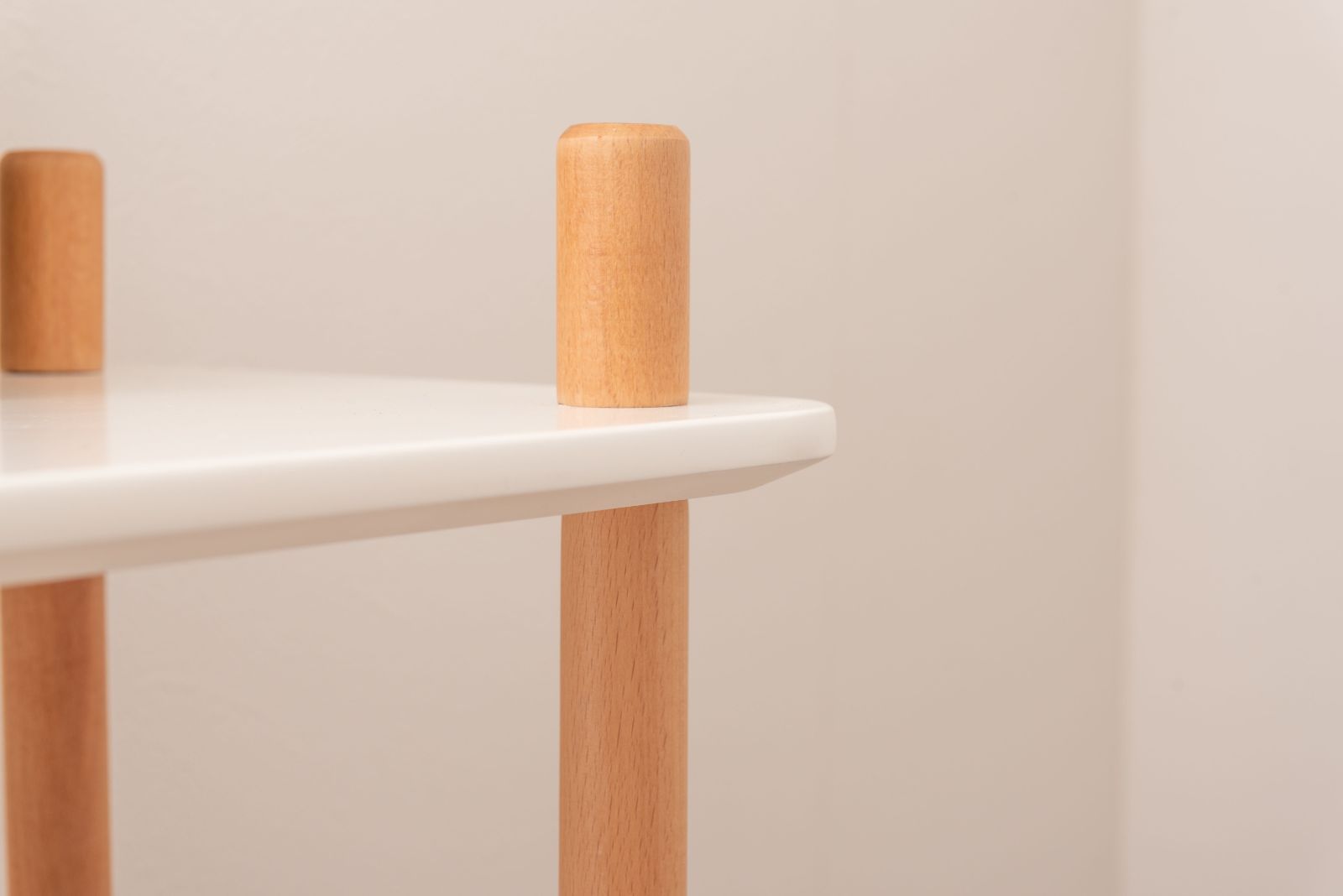 本州 4段ラック ラック オープンタイプ 4段 ホワイト ナチュラル シンプル W80×D30×H120 MARWIL-DEMENAGEMENTS_CH