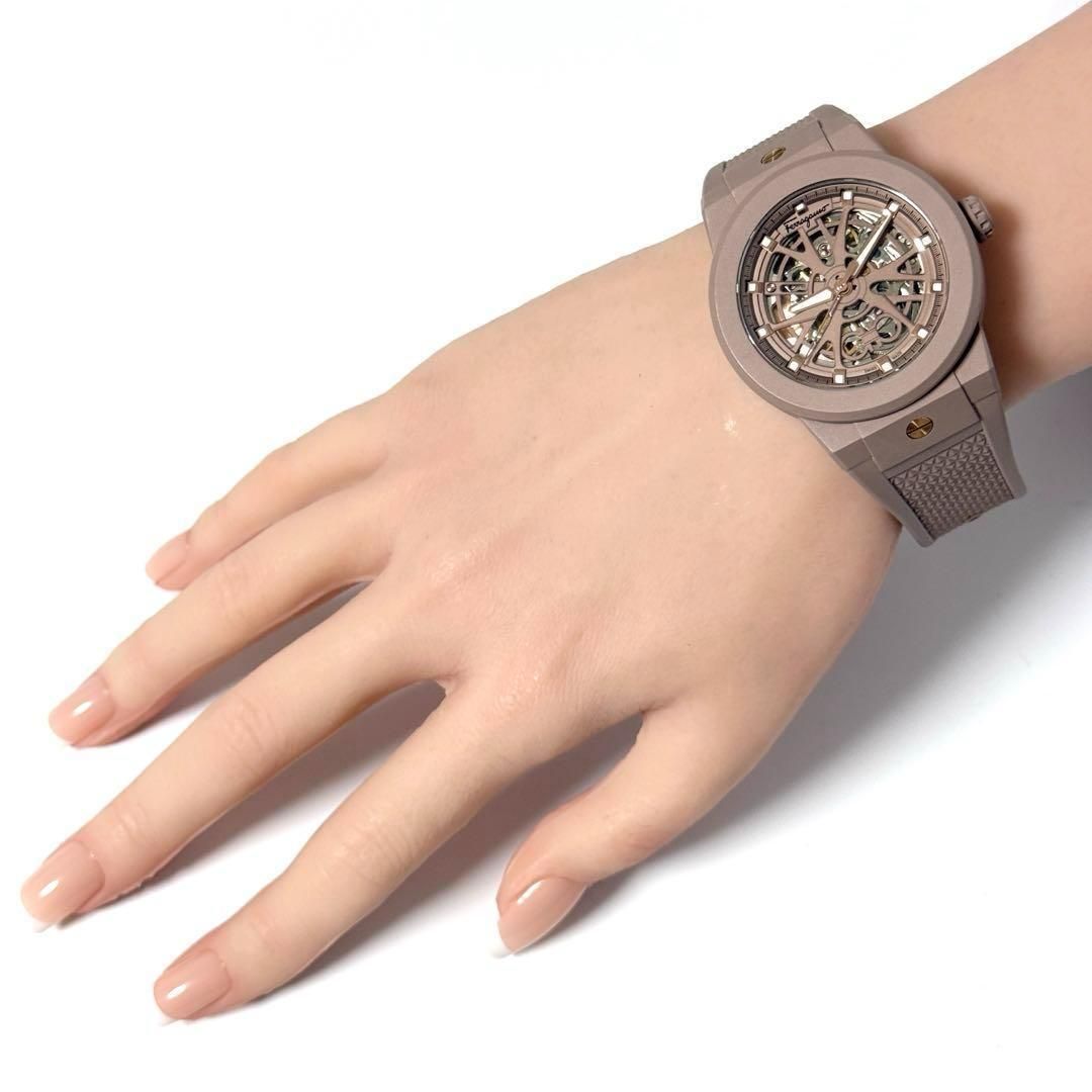 定価36万】フェラガモ ユニセックス F-80 スケルトン 腕時計 自動巻き  