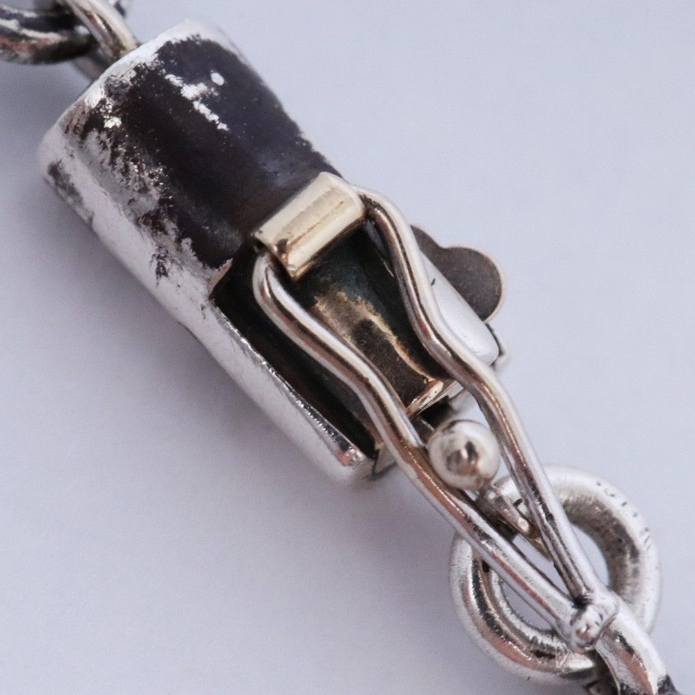 CHROME HEARTS タイニーE CHプラスブレスレット with パヴェ ブルー