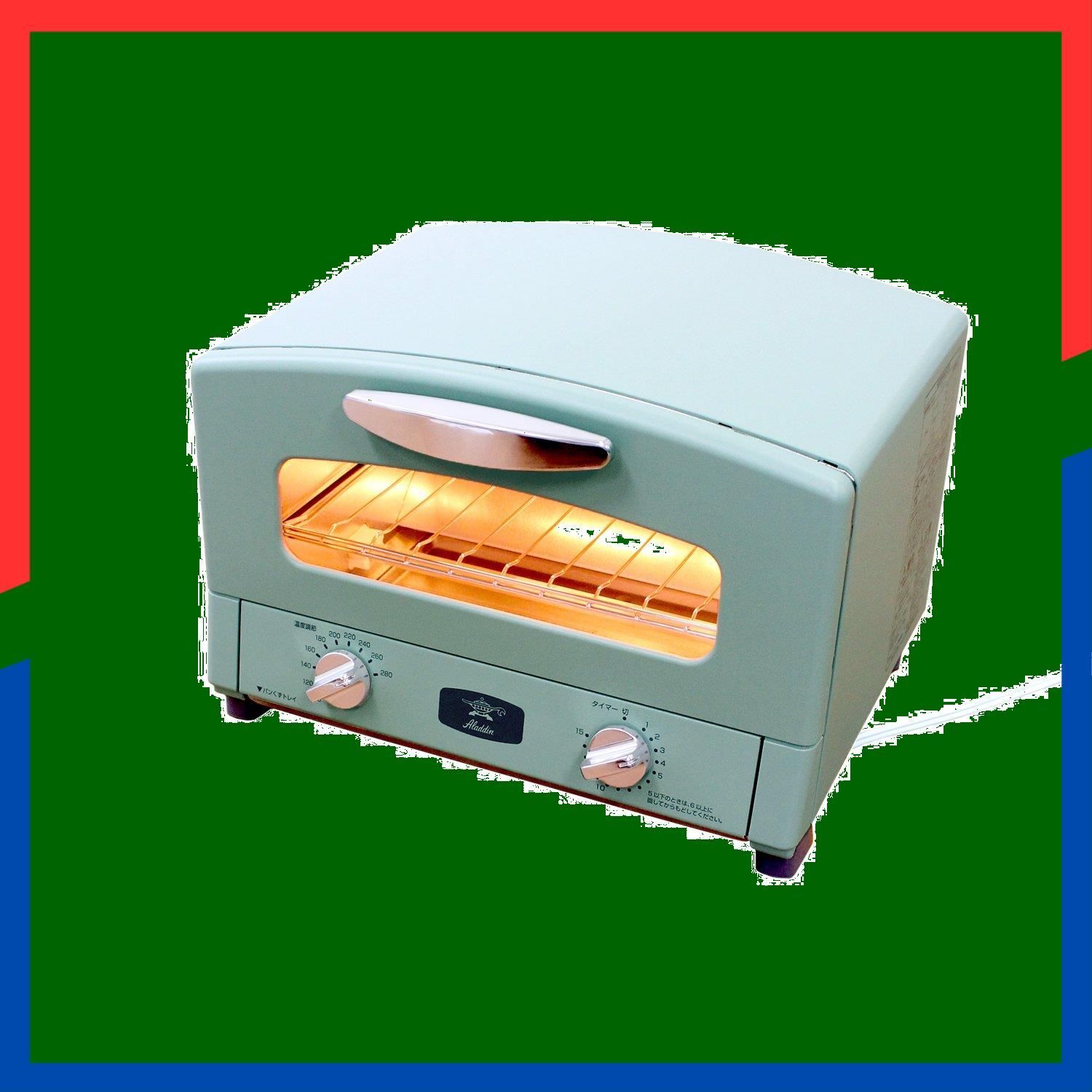 人気商品 アラジン トースター 2枚 遠赤 グラファイト グリーン B806-S1